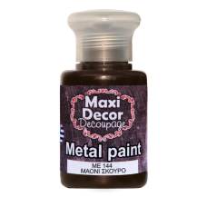Ακρυλικό Μεταλλικό Χρώμα 60ml Maxi Decor Μαονί Σκούρο ΜE144_ME144060